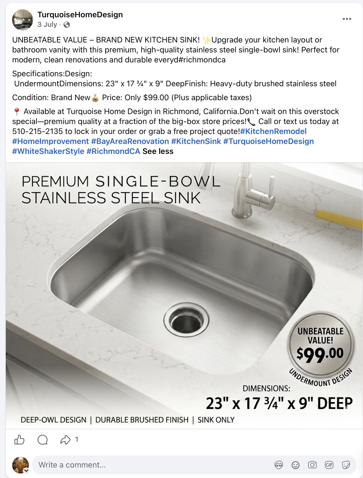 Clearance tile selection 8
