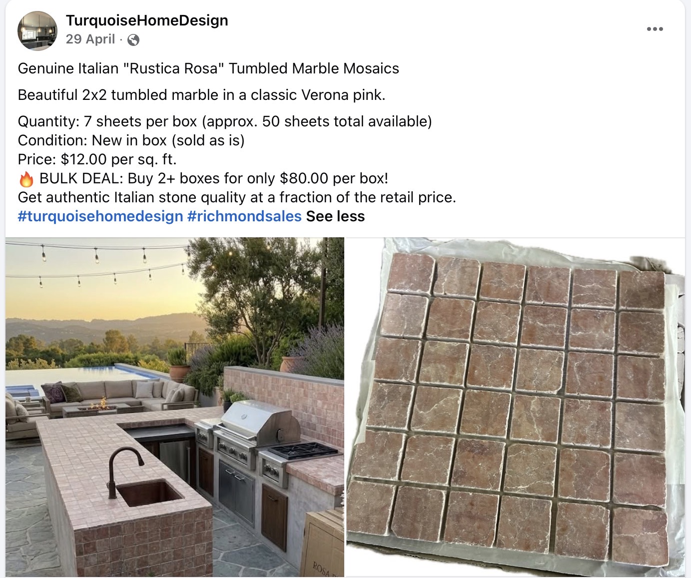 Clearance tile selection 11