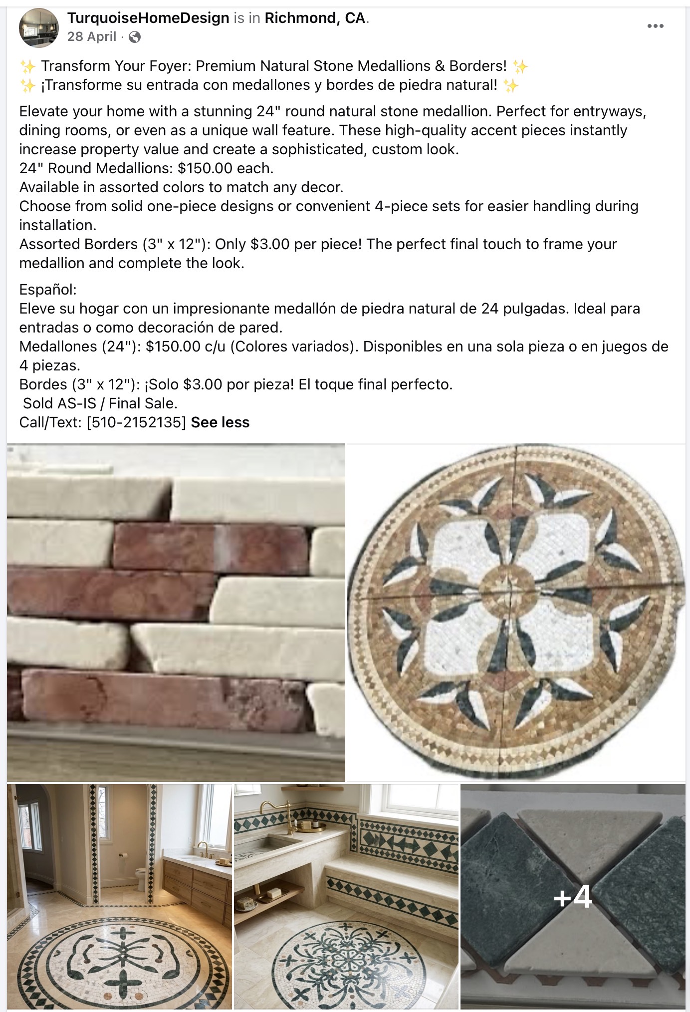 Clearance tile selection 16