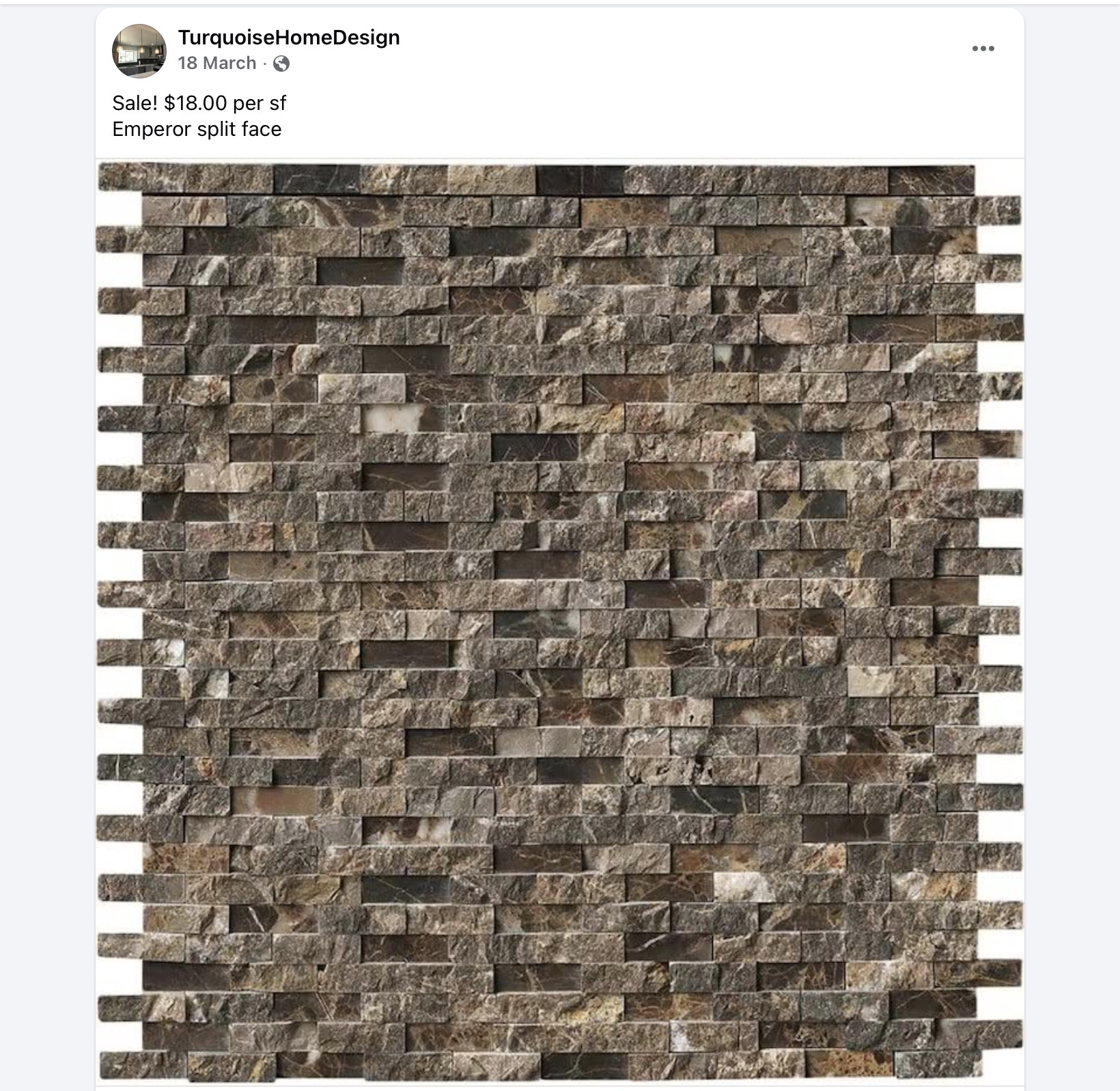 Clearance tile selection 37
